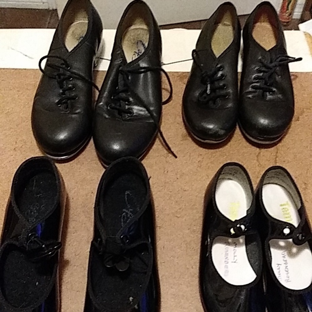 Bundle Girls Tap Dancing Shoes